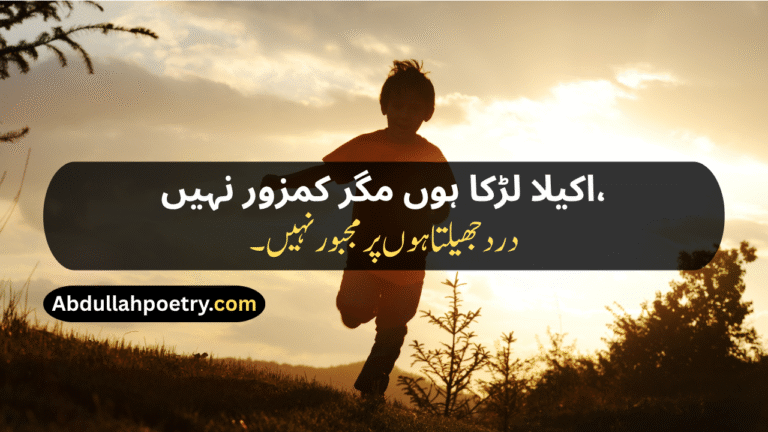 150+ Best Alone Poetry & Shayari In Urdu, Hindi & English – Heartfelt Lines
