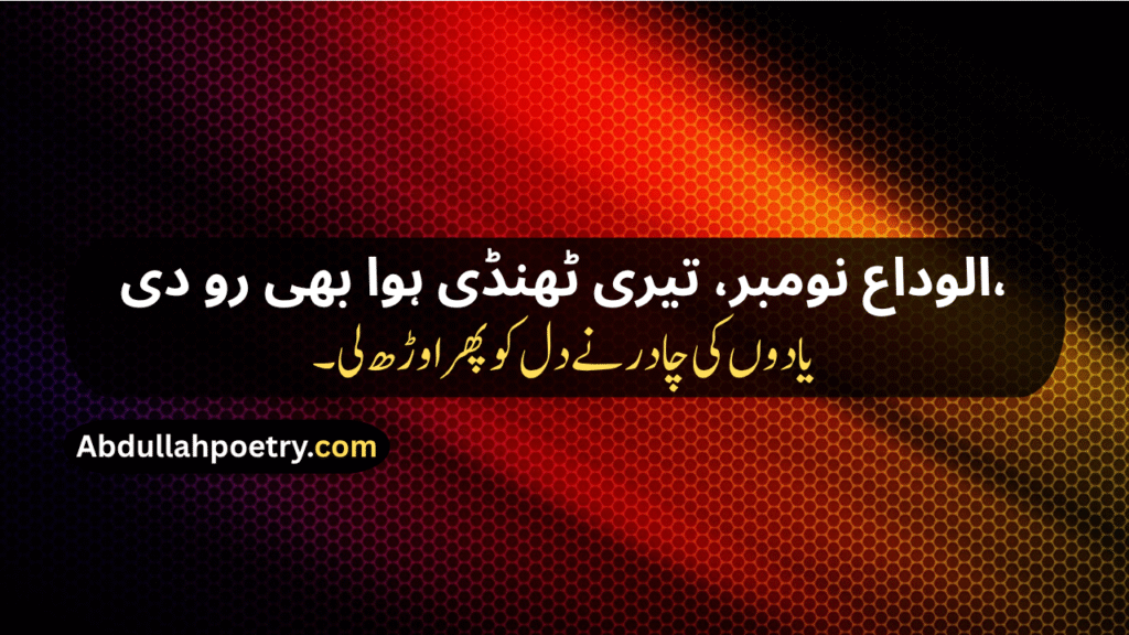 November Poetry
November Poetry In Urdu
November Poetry In Urdu 2 Lines
November Poetry In Urdu 2 Lines Copy Paste
November Poetry In Urdu Text
November Sad Poetry
November Love Poetry
Alvida November Poetry 
November Shayari
November Shayari 2 Lines
November Sad Shayari
November Love Shayari
Alvida November Shayari
November Shayari In Punjabi
November Shayari In Hindi
November Shayari In English