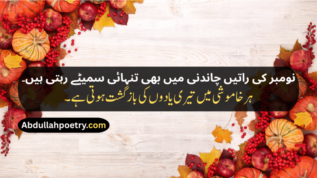 November Poetry
November Poetry In Urdu
November Poetry In Urdu 2 Lines
November Poetry In Urdu 2 Lines Copy Paste
November Poetry In Urdu Text
November Sad Poetry
November Love Poetry
Alvida November Poetry 
November Shayari
November Shayari 2 Lines
November Sad Shayari
November Love Shayari
Alvida November Shayari
November Shayari In Punjabi
November Shayari In Hindi
November Shayari In English